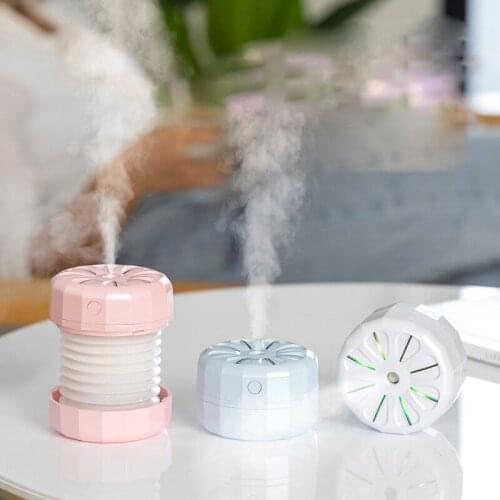 ELOOLE Portable USB Mini Tyre Air Humidifier Sonic Atomization Mist Extension-Type Moisturizing Home Car No Cotton Swabs Needed