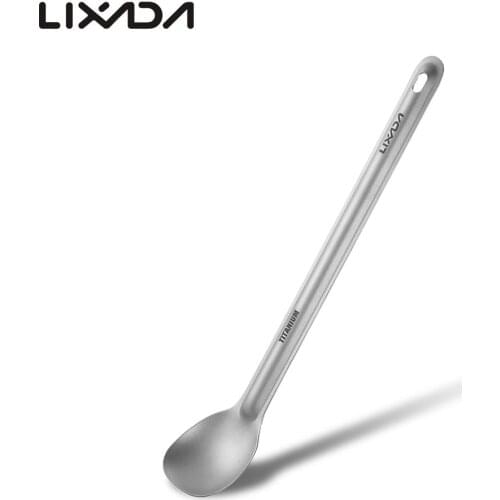 # Ultralight 15g Titanium Spoon Portable Camping Hiking Outdoor Tableware Picnic Outdoor Camping Cookware Spoon Camping Backpack
