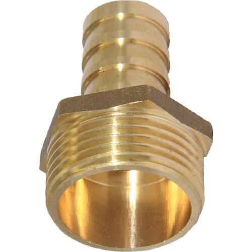 Solid Brass Barbed Hose Tube Fuel Pipe Pagoda Shaped Fitting Coupler Connector Adapter