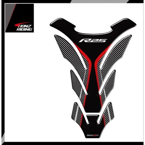 For Yamaha R25 YZF-R25 Tankpad 3D Motorcycle Tank Pad Protector Stickers