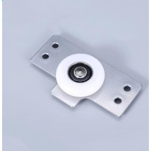 1Set Cabinet Furniture Sliding Door Adjustable Rollers Wardrobe Door Pulley Home Hardware Doors And Windows Accessories