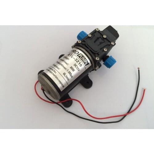 2pcs/ Lot Micro electric diaphragm pump Self-Priming pump 3210YB 12V 80W 6L/min High pressure Large flow For Car wash