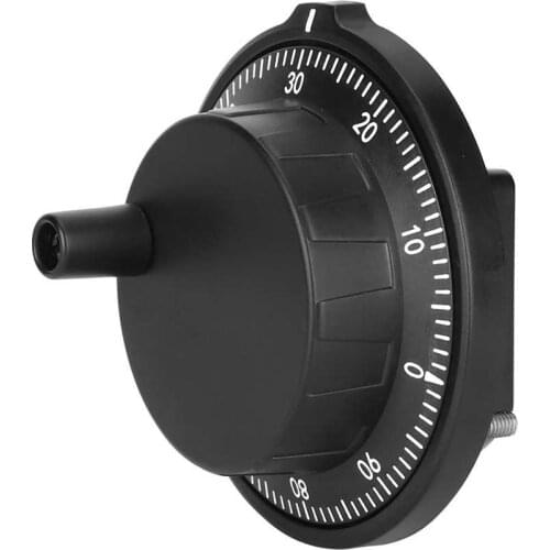 80mm 100PPR bearing axial Handwheel Electronic CNC Manual Pulse Generator Hand Wheel MPG Handwheel