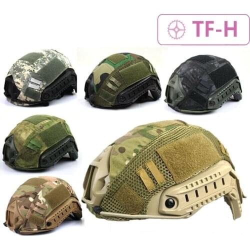 Helmet Cover For Airsoft Fast Series Mh/pj Helmet Tactical Paintball Military Camo Protective Cover Against Dust High Quality
