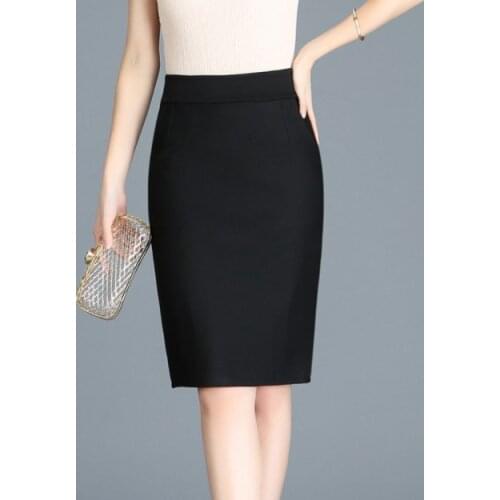 Ding Yu Xuan Slit Pencil Skirts
