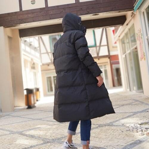 Long Duck Down Jacket Men Winter Coat Plus Size Warm Puffer Jacket Men Korean Overcoat Parka Doudoune Homme KJ2637