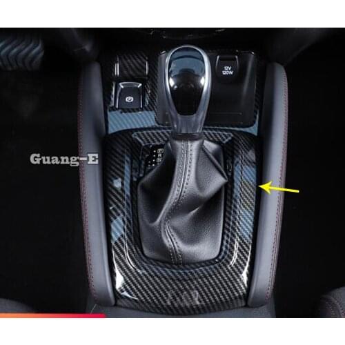 Car ABS Inside Inner Middle Shift Stall Paddle Cup Switch Frame Lamp Trim Armrest 1pcs For Nissan Qashqai 2019 2020