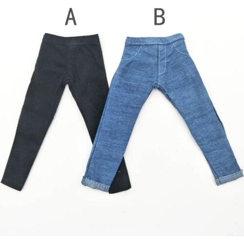 Handmade Jeans Trousers For Ken Doll Long Pants For Barbies Boyfriend Prince Ken Doll Casual Clothes Male Doll Clothes Kid Toy