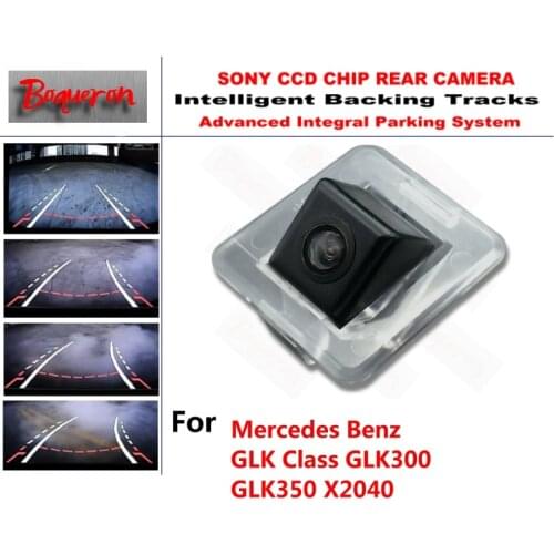 For Mercedes Benz GLK GLK300 GLK350 X204 CCD Car Backup Parking Camera Intelligent Tracks Dynamic Guidance Rear View Camera