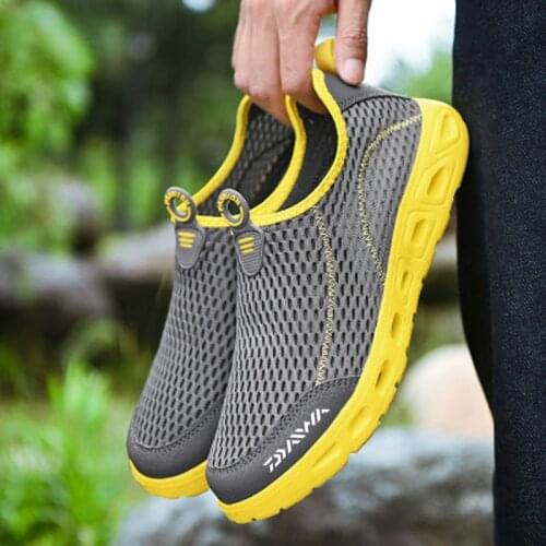 Dawa Summer Outdoor Shoes Men Women Lightweight Breathable Mesh Creek Beach Quick Dry Wading Upstream Fishing Net Water Shoe