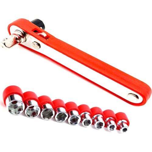 Hand Tool Screwdriver Set. 1/4"Household Tool Ratchet Wrench Screwdrivers Bit Set. Bicycle Repair Tool Kit Right Angle Drills