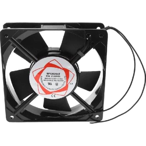 SF12025AT 2122HSL 12025 120mm Sleeve Bearing 220-240V AC 2-Wire Case Cooling Fan