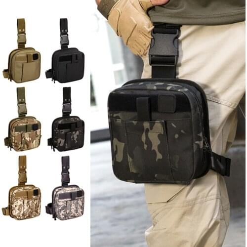 Tactical Drop Leg Bags Camouflage Fanny Thigh Pack Hunting Bag Waist Pack Motorcycle Riding Men First Aid Kits