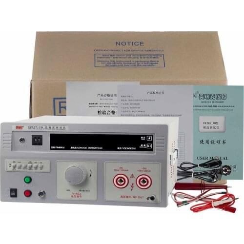 Rek RK2671CM AC/DC 5kv/10kv & AC 2/20/100mA DC 2/20mA Puncture Voltage Withstand Hipot Tester Meter Pressure Voltage tester