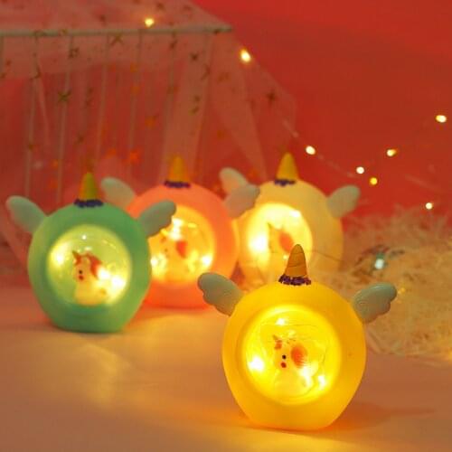 Creativity Animal Night Light Unicorn Star Light Kid LED Toys Kindergarten Graduation Gifts Night Lamp Bedroom Bedside Table Led