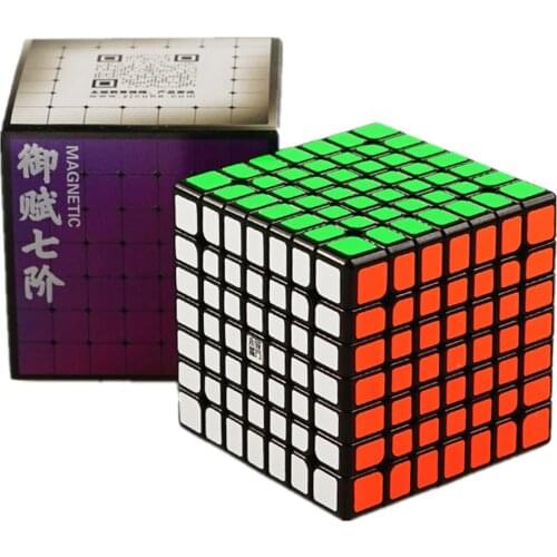 Yongjun Yufu V2M 7x7x7 Magnetic Magic Cube Stickerless Professional Puzzle Speed YJ 7x7 Educational Toy Gift