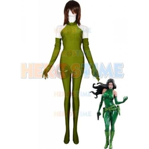 Green Cosplay Costume Spandex Spandex Zentai Suit Halloween Costume for Woman Tight Bodysuit Custom Made