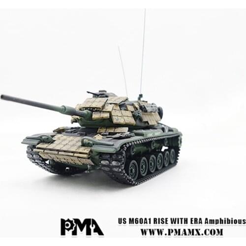 1:72 Scale American M60 Composite Reactive Armored Amphibious Wading Tank Model Toys Diecast & Toy Vehicle Model for Collectible