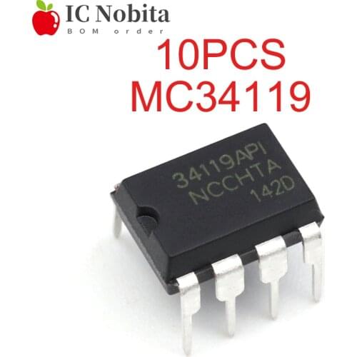 10PCS MC34119 DIP8 MC34119P DIP MC34119API DIP-8 IC New