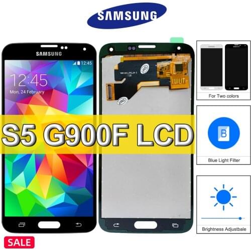 100% Test TFT For Samsung Galaxy S5 LCD Display Touch Screen Digitizer For Samsung S5 Display G900M G900F LCD Screen Replacement