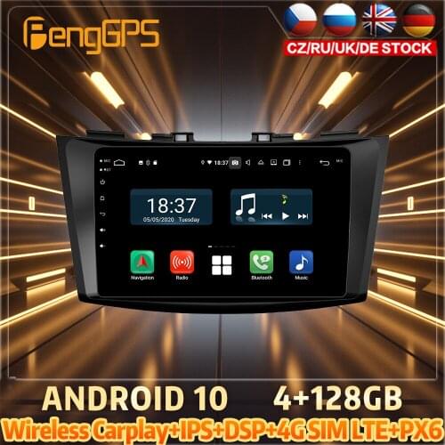 128G Android10 PX6 DSP For SUZUKI SWIFT 2013-2016 Car DVD GPS Navigation Auto Radio Stereo Video Multifunction CarPlay HeadUnit