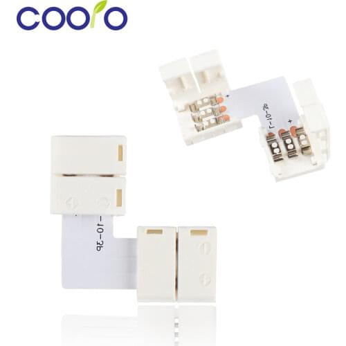 5pcs/lot ,free soldering 10mm 4pin L shape PCB Board Connector for 5050 RGB LED Strip L Shape RGB LED Connector,free shipping