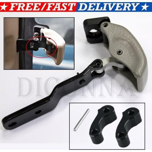 2pcs/set Car Part Aluminum Rear Quarter Window Pivot Latch Hinge For Toyota 95-04 Tacoma 00-06 Black