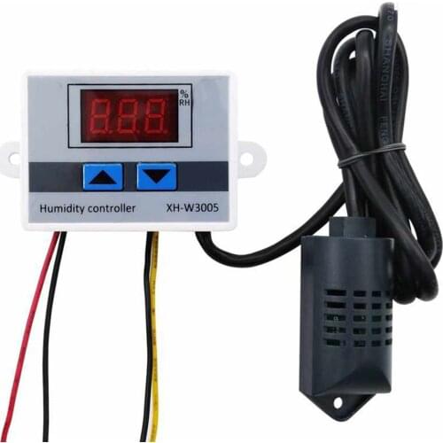 Digital Humidity Controller XH-W3005 12V 24V 220V Humidistat Hygrometer Humidity Control Switch regulator + Humidity sensor