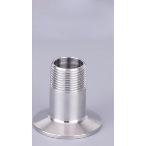 DN50 2" BSP Male x 2-1/2" 2.5" 63mm Tri Clamp 304 Stainless Steel Sanitary Ferrule Pipe Fitting Connector For Homebrew