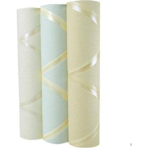 WELLYU European TV background wall paper 3d non-woven simple wallpaper bedroom living room striped wallpaper papel de parede