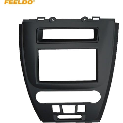 FEELDO 2DIN Car Radio Panel Fascia Frame For FORD Fusion 2009-2012 Stereo Refitting Dash Mount DVD Player Fitting Frame Trim