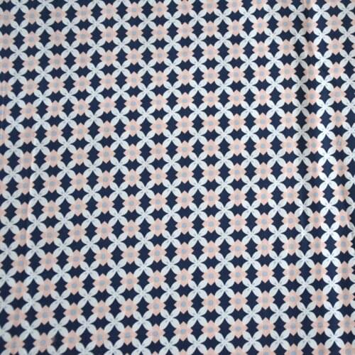 Hot sale 150CM Width Geometric patterns printed 100% cotton Poplin fabric for patchwork