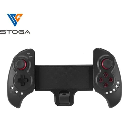 Stoga Mobile Game Controller Wireless Gamepad Gaming Trigger Compatible with 5-10" iOS Android Phone PC Tablet
