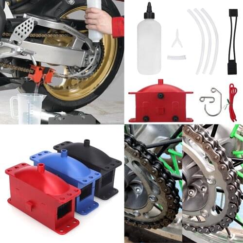 Motorcycle Chain Cleaning & Lube Device Lubricating Kit Set For Ducati MONSTER 400 620 695 750 800 848 900 1000 1098 1198 1200