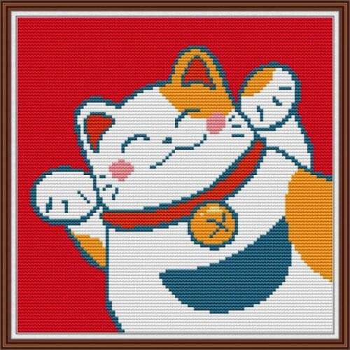 Cross stitch kit aida 14ct 11ct count print canvas cross stitches needlework embroidery DIY handmade