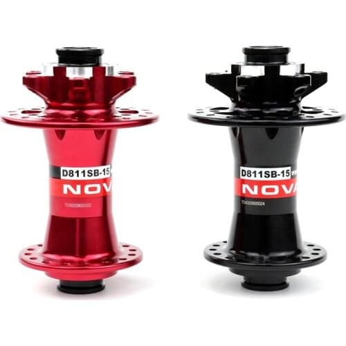 Taiwan Novatec D811SB Mtb Disc Brake 32 Hole Bicycle Aluminum Alloy Front Thru Axle 15mm DH Hubs Mountain Bike Hub 100mm