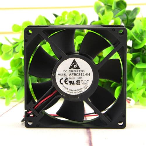 New Original AFB0812HH 12V 0.30A 8025 8CM cm Chassis Power Mute Fan