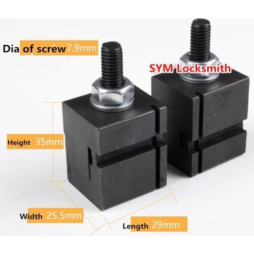 Original Key Clamp Chuck For DEFU 368A Key Cutting Machines,Handle Fixture For Locksmith With Four Spring(one set)