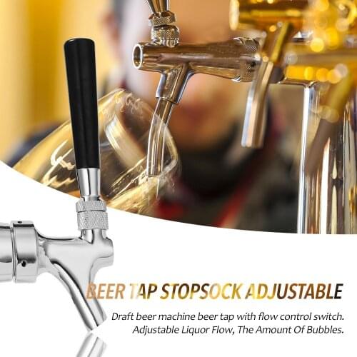 Stainless Steel Beer Tower Tap Stopcock Draft Column Bar Accessories For Home Brewing Homebrew