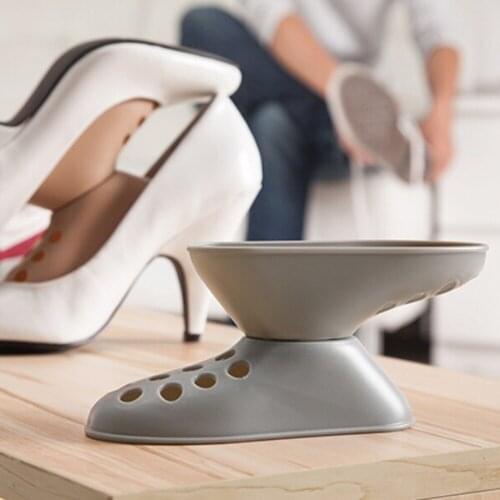 Plastic Unisex Shoe Tree Space Saver Shoes Rack Adjustable Shoe Shaper Closet Storage Wonder Magic Household Organizer