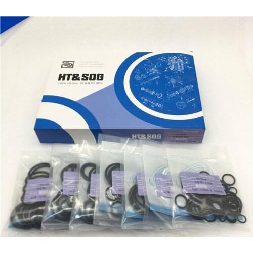 Excavator 240 Distribution Valve Repair Kit Main Control Valve Multiplex Valve Distributor Oil Seal Ring kit digger parts