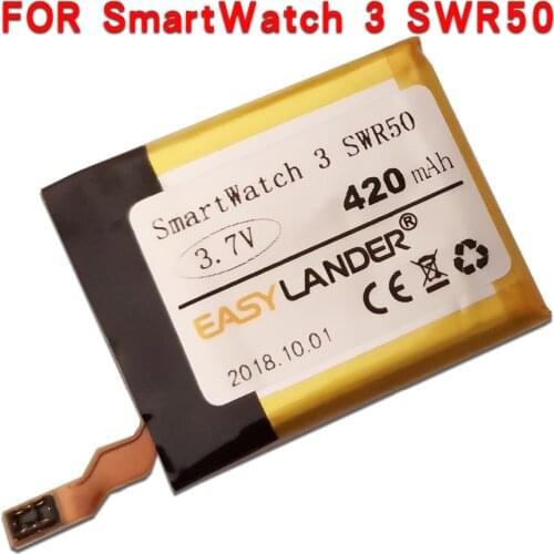Easylander 3.8V 420mAh Replacement li-Polymer Li-ion Battery For Sony Smartwatch 3 smart watch battery SW3 SWR50 battery