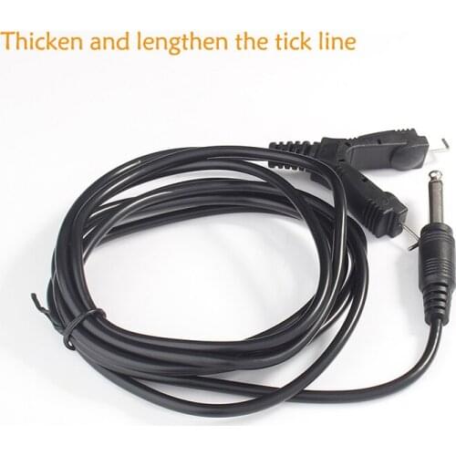 2.5M Black Tattoo Machine Hook Power Supply Thickening Lengthening Strong Coil Line