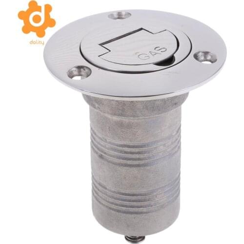 Boat Deck Fill / Filler Keyless Cap - 38mm 1-1/2" Gas - 316 Stainless Steel