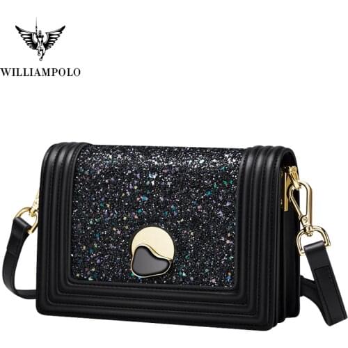 Women Crossbody Bag Leather Bags For Women 2020 With 2 Compartments Fit iPhone 11 Pro Fashion Design Bag PL209131