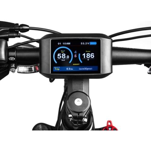 E-bike TFT LCD 750C Display Speed Battery Time Indicator For Bafang Mid Hub Motor Electric Bicycle 36V 48V 52V 60V Conversion