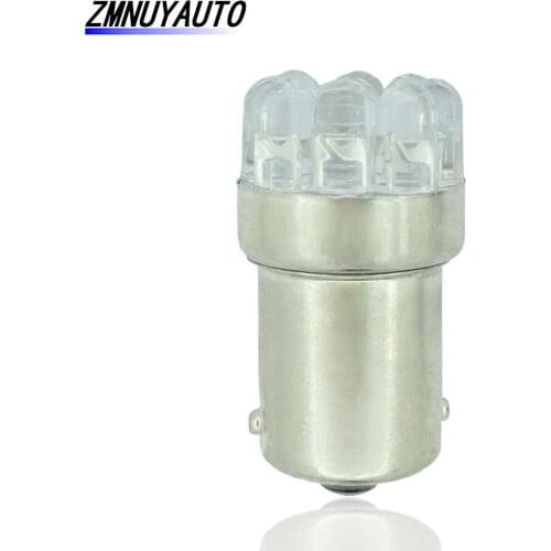 1PCS P21W 1156 BA15S Led 12V White S25 7506 R5W Bulb 9 LED Auto Car Rear Turn Signal Lamp Backup Corner Light Red Yellow