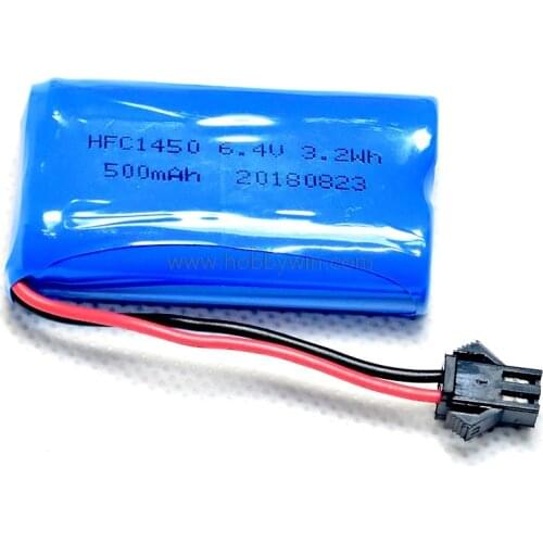 2S 6.4V 500mAh 3.2Wh LiFe Battery for RC Model Buggy Car Truck Racing Speedboat