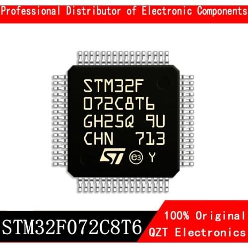 5pcs/lot new original STM32F072C8T6 STM32F072 LQFP48 microcontroller MCU In Stock