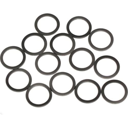 50pcs M10.1 nylon graphite washer flat washers plastic gasket ultra-thin gaskets high quality high temperature resistance black